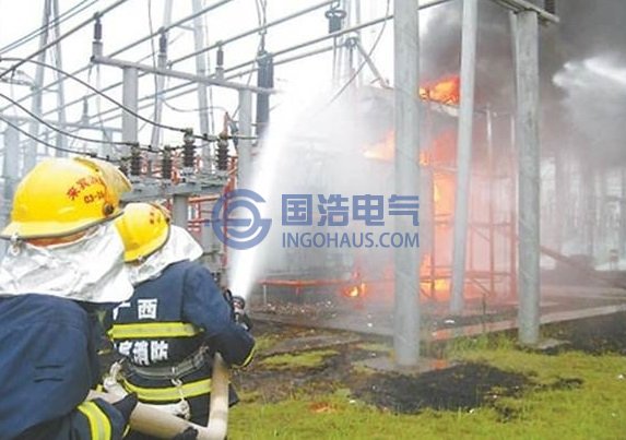 變電站爆炸現場