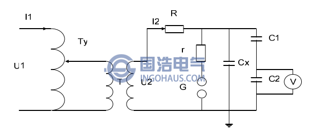 工頻耐壓試驗原理接線圖